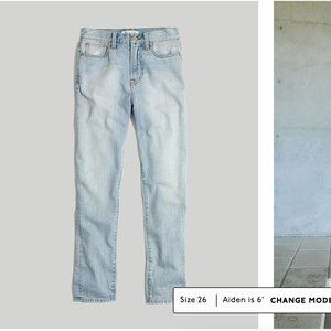 Madewell Perfect Vintage Jean in Fitzgerald Wash Size 28